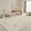 Japanese Style Carpets for Living Room Off-white Bedroom Decor Plush Carpet Large Area Lounge Rug Fluffy Soft Children Floor Mat