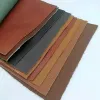 Mörkbrun, svart, vitt lädermaterial Diy Hand Leathercraft Frst Layer Cowhide Leather äkta läderplånbokstillbehör