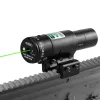 Tactical Green/Red Dot Laser Vista para a mira Rifle Weaver Ajustável 20mm/11mm Rails de montagem Picatinny para caçar airsoft