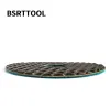 BSRTTOOL 2 st/set 5 '' 30# torr poleringsplatta skarp typ flexibel diamantpoleringsplatta för granit marmor stenslipskiva