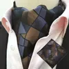 Men Classic Polka Dots Paisley Cravat ascot zakdoek pochet set BWTHZ0518240409