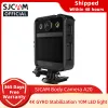 Kameror Original SJCAM A20 Body Camera 2.33 "Front Touch Screen 4K WiFi Gyro 166 ﾰ Wide Vinkel 10m LED -lamplagstiftningsinspelare