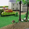 Flores decorativas Paisagem paisagem Fine artificial MAT DIY decoração em casa ao ar livre Papel não adesivo Acessórios de jardim falsos