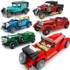 2023 New City Technique Racing Classic Vintage Car Speed Champions Sport Building Super Racers Great Vehicles Sembo Blocks