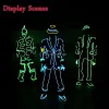 2021New Type El Suit Suit bricolage Accessoires de vêtements de fête brillants par le style de DJ Men DJ Gift For Bar Party DIY Decoration