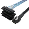 SAS SFF-8087 до 4 SFF-8482 Внутренний мини-SAS Cabl SATA Кабель 36PIN 8087 до 29PIN 8482 CABLE SAS с 15PIN Power Port