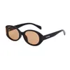 24SS Novo designer Filoso TR90 Definição de nylon Óculos de sol para mulheres de alto grau Coreano Oval Glasses Sunglasses Trendência feminina