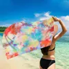 Towel Fiber Square Beach Material Tie Dyeing Series 3d Digital Printing