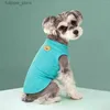 Abbigliamento per cani Abbigliamento per cani Abbigliamento estivo per animalette di raffreddamento per piccolo abbigliamento piccolo cotone maglietta waffler cucciolo gattino chihuahua vieni l46