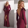 Valerio Luna 2024 PROM -jurken Sexy High Side Split Slag Lace Appliques Avondgangen Vloer Lengte Mermaid Speciale gelegenheid Jurk