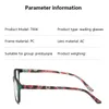 Okulary przeciwsłoneczne moda czytanie okularów kwiatowy żywica odczytane okulary powiększające presbyopowe okulary 1.0 do 4,0