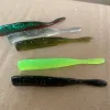 Haimaluo New Dart Worm Bait Soft 20pcs 55 mm 65 mm Jighead Silicone Spinning Fishing Lure Lure Salpwater Ea-Sea Bass
