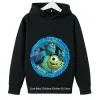 2024 Nya monster, Inc hoodie barn pojkar kläder flickor kläder anime kläder goku hoodie flickor tröja barn 3-12y