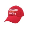 Donald Trump 2024 Cap Embroidered Baseball Hat Presidential Election Sport Hats Adjustable Sunhat Adults Men Women 0409