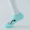 5 paires de chaussettes de bateau pour femmes, chat mignon de chaussettes courtes confortables et respirantes, odeurs et chaussettes à la cheville à basse sueur de la sueur