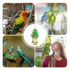 Other Bird Supplies Christmas Toys Tree Shaped Natural Chewing Toy Parrots Guinea Pig With