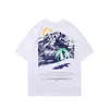 Designer mass tee camisetas letra de manga curta Bordado Duck High Street High Soly Oversize Casual Casual Casual Tops de algodão para homens Mulheres