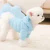 Dog Apparel Cute Puppy Clothes Small Teddy Pompeii Bear Autumn And Winter Pet Warm Down Jacket Cotton-padded