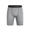 Short masculin Men d'été mince culotte de compression élastique séchage rapidement du basket-ball sportif et de la course