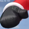 10mh (33ft) Gigantische luchtblazer van hoge kwaliteit Kerstmis Santa /opblaasbare kerst Santa Claus voor openlucht evenementendecoratie