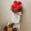 Vasen Home Wall Dekorative künstliche Blumen Regal Pendart Kunst hängende Harz Wandhandwerk Hochzeit Wohnzimmer Oornamente Vase