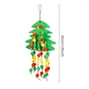 Other Bird Supplies Christmas Toys Tree Shaped Natural Chewing Toy Parrots Guinea Pig With