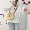 Sac coréen femme petite épaule peluche femme japonais ins mignon étudiant agneau hair de cheveux messager