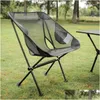 Camp Furniture Tralight 7075 Aluminum Alloy Detachable Portable Folding Breathable Net Fabric Cam Moon Chairs Beach Fishing Drop Deliv Dhxpk