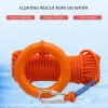 30m Water Buoyant Floating Ring Rope Float Buoy Life Saving Rope Non-slip Surface Floating Rings for Swimming Canoeing Kayaking