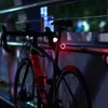 Rockbros Akıllı Fren Bisiklet Kuyruk Işığı MTB Yol Seatpost Eyer Bisiklet Arka Işık Su Geçirmez USB Şarj Bisiklete binme arka lambası