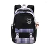 Backpack Women's Child Teenager Sagra de aula de aula de escola Primária Mulheres Bagpack Girl School Bag para crianças Livro adolescente infantil