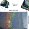 PVC Glitter Laser Holographic Vinyl Faux Leather fabric Sheets for DIY Bows Earrings Bags Crafts Making 30*135cm