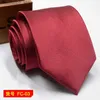 Ties cravatta da uomo Nuova business Stripe solide 8c freccia jacquard cravatta può essere aggiunto con il registro premendoq