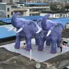 6mh (20 Fuß) mit Gebläse Customized Giant Tiermodell aufblasbares Elefantenmodell Volldruck Elefant Loxodonta Apraric zum Verkauf