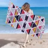 Beach Towel Universal Washable Microfiber 150x75cm Bathroom Striped Shower Towel SPA Washcloth for Seaside