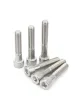 Tornillos Allen de Medio Diente Din912, Cabeza Hexagonal de acero nieutlenialny 304, piezas M4, M5, M8M10M12, 1 A 10 m6