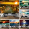 Landscape Beach Sunset Tapestry Wall Hanging Large Beautiful Dormitory Indoor Bedroom