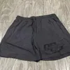 Shorts pour hommes halètement short sportif pour les hommes qui courent des hommes en Europe et aux États-Unis en vrac et en coton élastique respirant et de grande taille J240409