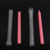 Long Pole Stripe Cylindrical Candle Mold Transparent Acrylic Plastic Candles Mould Handmade for Aromatherapy DIY Craft Tools