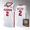 2024 Finale vier Alabama Basketball Jersey Brandon Miller Mark Sears Grant Nelson Sam Walters Nick Pringle Aaron Estrada Rylan Griffen Jarin Stevenson Sexton