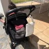 Scatola di tessuto montata per auto graziosa carrello per baby carrello per asciugamano portatile portatili rimovibili borse per pannolini per pannolini per pannolini accessori Passeggiatore Accessori