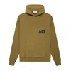 ESS Hoodies Essentialls Hoodies Essentialsweatshirts High Street Doppellinienhut und Hutlosenpullover Brief Schwergewicht Unisex Modemarke Essentialshoodie