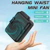 Figurines décoratives Clip sur ventilateur portable Portable Ultra Quiet Climatiner Hands Free USB Strong Wind Rechargeable Appareil Appliance Waist Mini