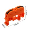 50pcs Din Rail Terminal Block Wire Connector 211 Quick Wire Compact Splicing Conductor Fast Cable Connector Mini Conductor