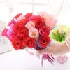 1 bit Lytwtws söta Kawaii Rose Flower Ballpoint Pen Office School Supplies Stationery Creative Sweet Pretty Lovely Pen Pen