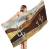 Landscape Series Impressão criativa Towelel Towel Microfibra de secagem rápida Toalhas esportivas ao ar livre Yoga Mat Blanket Beach Home Decor