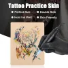 5/10st Tattoo Practice Skin dubbla sidor Permanent Makeup Eyebrow Mixer Syntetiskt läder falska skinn Mikroblading Tillbehörsverktyg