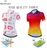 Keyiyuan Retro Cycling Jersey Women039s 2022 Road MTB koszulka rowerowa Odzież Letnie rowerowe rowerowe topy oddychane 51555729