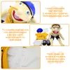 60 cm stor Jeffy Boy Hand Puppet Plush Toys borttagbara barn Soft doll talkshow party rekvisita puppet fylld docka för barn gåva