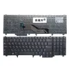 Klawiatury USA/RU/UK Nowa klawiatura laptopa dla Dell E6520 E5520 M4600 M6600 E5530 E6530 M4700 M6700 E6540 English No Frlight